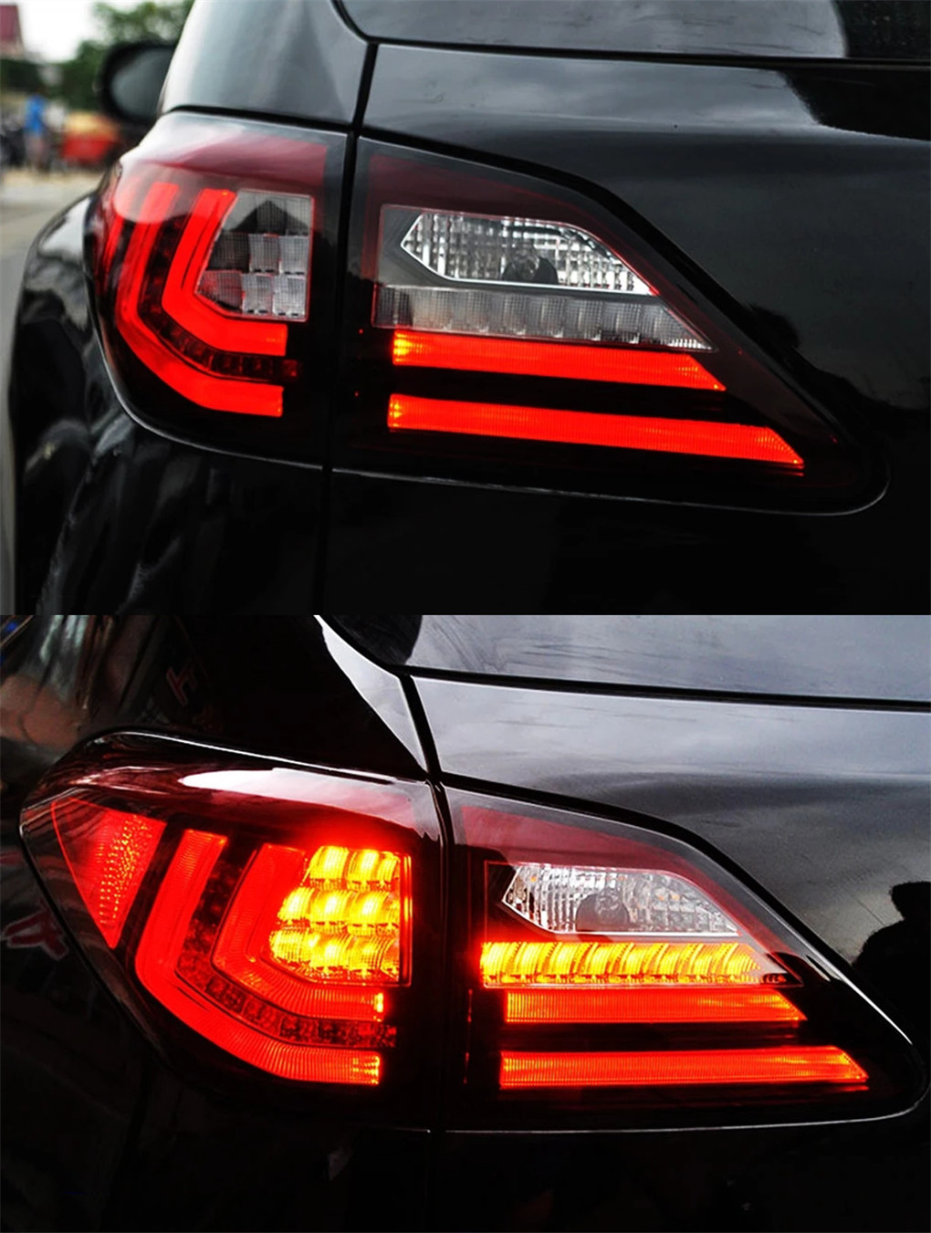 Car Tail Lights for Lexus RX350 Stop Lamp 20 09-20 15 RX270 RX300 RX400 LED Dynamic Turn Signal Rear Lights Brake Reversing Taillights