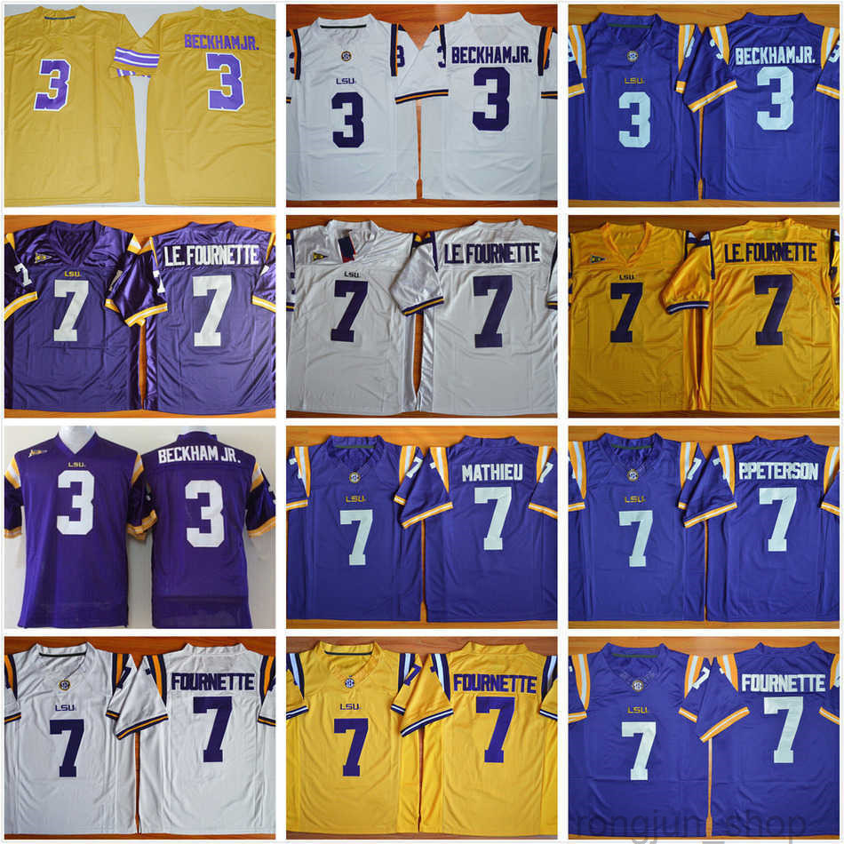 Jersey Football LSU Tigers Purple Yellow White College 3 Odell Beckham Jr. 7 Leonard Fournette Le.Fournette Patrick Peterson Tryann Mathieu Jersey, Multi
Jersey Football LSU Tigers Purple Yellow White College 3 Odell Beckham Jr. 7 Leonard Fournette Le.Fournette Patrick Peterson Tryann Mathieu Jersey, Multi
