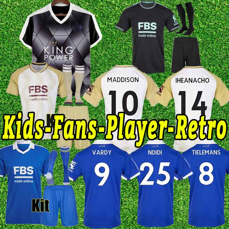 LEICESTER 22 23 soccer jersey 2022 2023 city VARDY MADDISON TIELEMANS NDIDI men kids kits socks full sets football shirt Fans player version LOOKMAN DAKA retro 2015 16, Third
LEICESTER 22 23 soccer jersey 2022 2023 city VARDY MADDISON TIELEMANS NDIDI men kids kits socks full sets football shirt Fans player version LOOKMAN DAKA retro 2015 16, Third