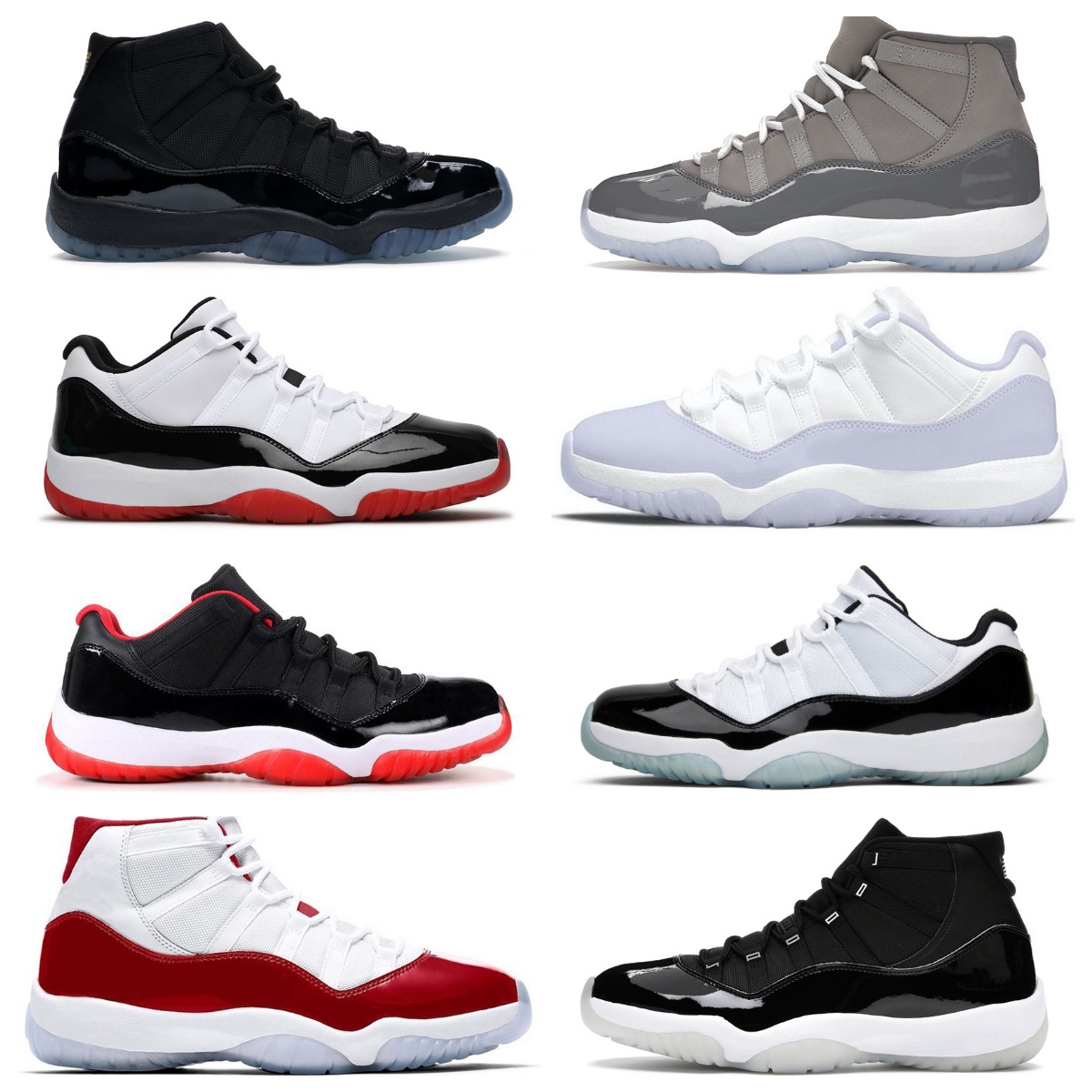 JUMPMAN 11 Retro Basketball Shoes Mens Women 11s Cherry Cool Grey Jubilee 25th Anniversary Gamma Legend Blue Concord Bred Low 72-10 Pure Violet Trainers Sneakers, Bubble package bag
JUMPMAN 11 Retro Basketball Shoes Mens Women 11s Cherry Cool Grey Jubilee 25th Anniversary Gamma Legend Blue Concord Bred Low 72-10 Pure Violet Trainers Sneakers, Bubble package bag