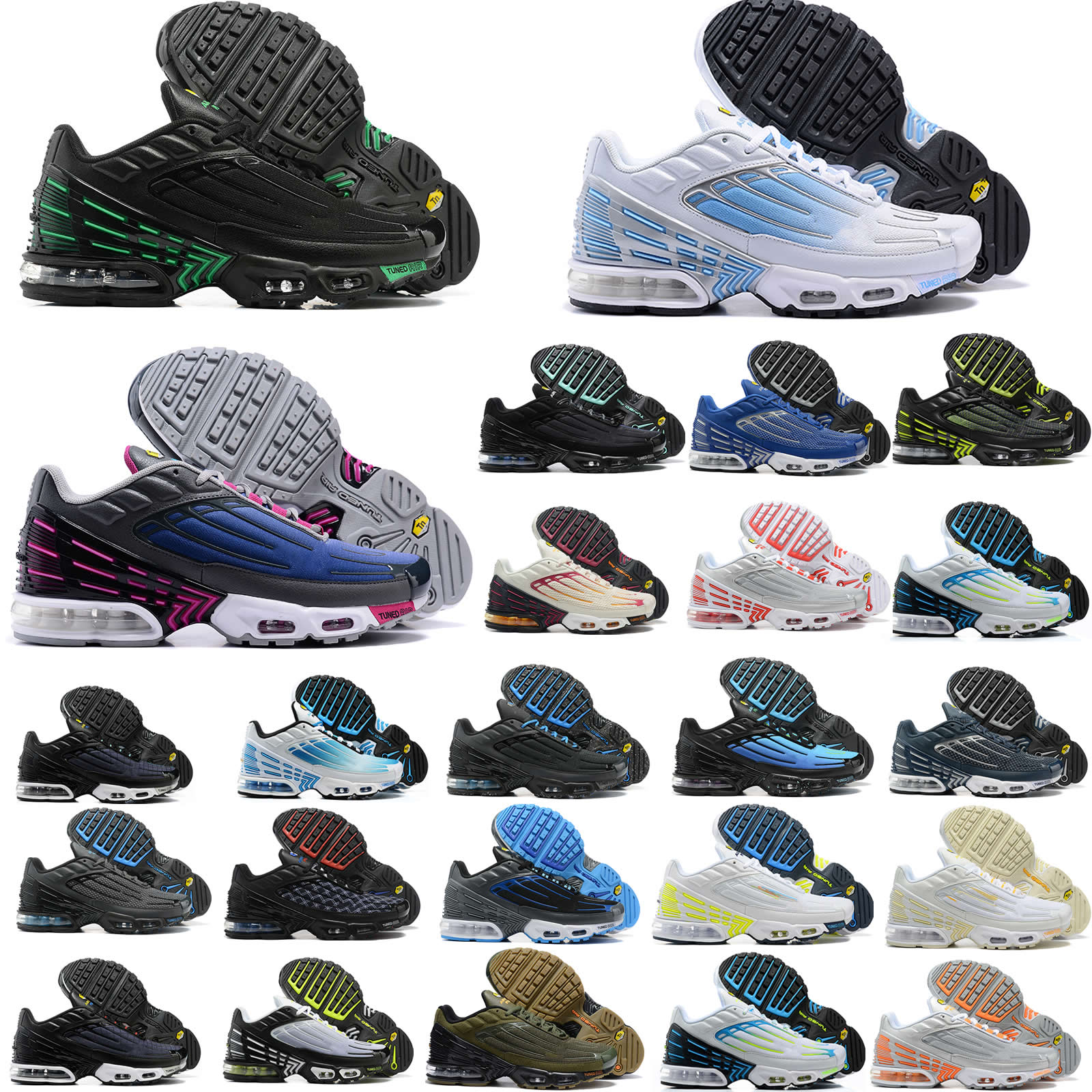 WITH BOX designer 2023 Plus III TN3 TN 3 Running Shoes OG DN SE Men Metallic Silver GS Triple Black White Pure Platinum Clay Orange Sunrise Speed Red Sky Hyper Violet Trai 
WITH BOX designer 2023 Plus III TN3 TN 3 Running Shoes OG DN SE Men Metallic Silver GS Triple Black White Pure Platinum Clay Orange Sunrise Speed Red Sky Hyper Violet Trai
