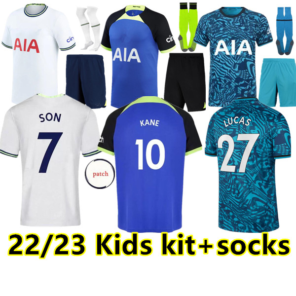 Kids socks 22 23 Soccer Jerseys KANE SON KULUSEVSKI HOJBJERG colorful Away 2022 2023 LUCAS DELE Third 3rd Football kit shirt BRYAN tops kids sets, 22/23 3rd
Kids socks 22 23 Soccer Jerseys KANE SON KULUSEVSKI HOJBJERG colorful Away 2022 2023 LUCAS DELE Third 3rd Football kit shirt BRYAN tops kids sets, 22/23 3rd