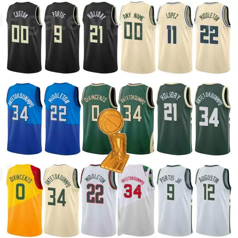 Buck 2022 Finals Champions Basketball Donte DiVincenzo Jersey Bobby Portis Giannis Antetokounmpo Khris Middleton Jrue Holiday, Color10
Buck 2022 Finals Champions Basketball Donte DiVincenzo Jersey Bobby Portis Giannis Antetokounmpo Khris Middleton Jrue Holiday, Color10