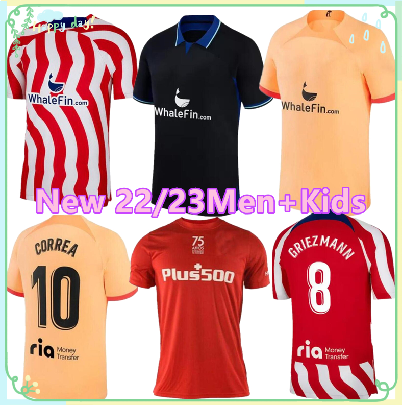 22 23 75 Th Atletico MadridS Soccer Jerseys SUAREZ GRIEZMANN JOAO FELIX 2022 2023 M. Llorente CORREA KOKE LEMAR CARRASCO kids kit women Men Football Shirt, Grey
22 23 75 Th Atletico MadridS Soccer Jerseys SUAREZ GRIEZMANN JOAO FELIX 2022 2023 M. Llorente CORREA KOKE LEMAR CARRASCO kids kit women Men Football Shirt, Grey