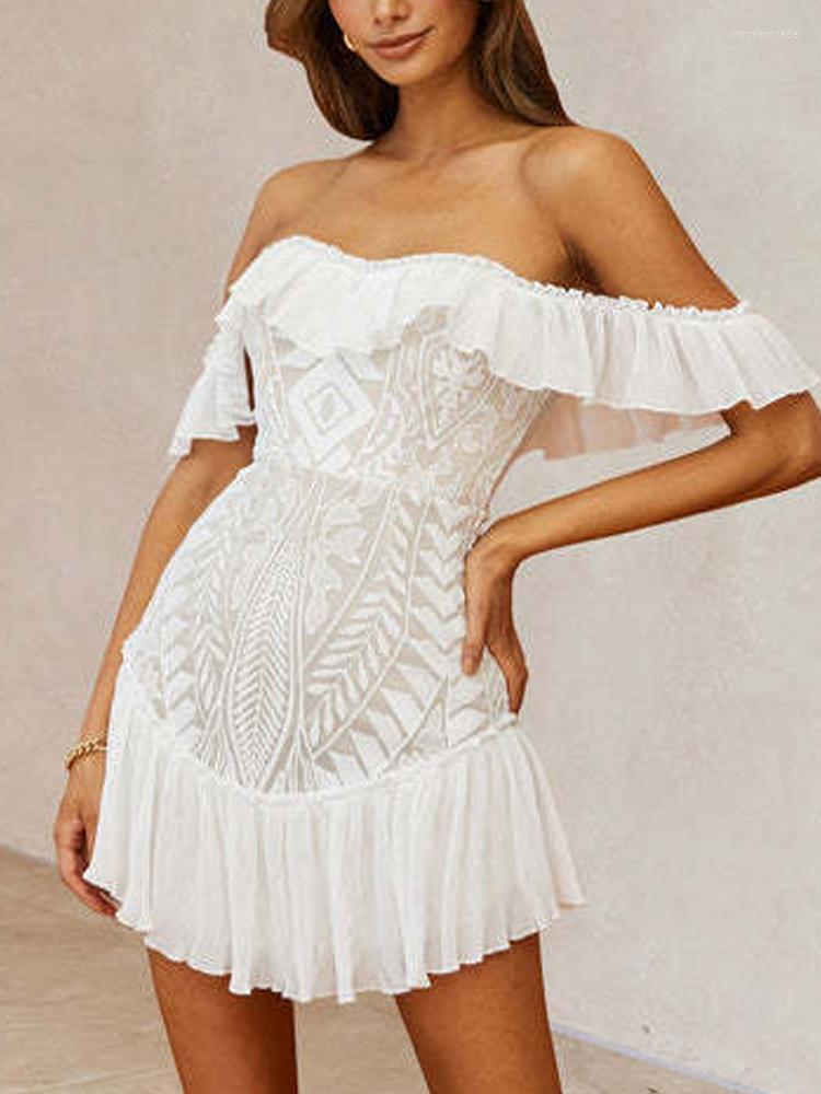 Party Dresses Women Elegant Solid Slash Neck Lace Dress Summer Backless Pleated Bodycon Sexy Off Shoulder Sweet A-Line Mini DressParty, 02 pink
Party Dresses Women Elegant Solid Slash Neck Lace Dress Summer Backless Pleated Bodycon Sexy Off Shoulder Sweet A-Line Mini DressParty, 02 pink