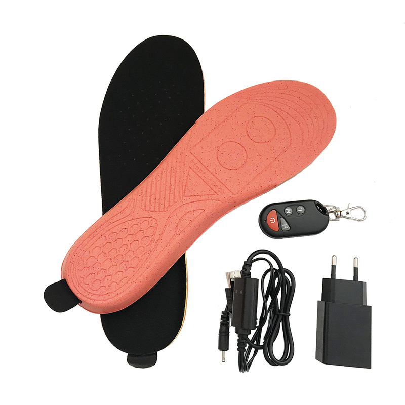 Shoe Parts Accessories 23002000mAh Wireless Winter Electric Heated Insoles with Remote Controller Size EUR 35-46# Material EVA Thermal Heating 220921