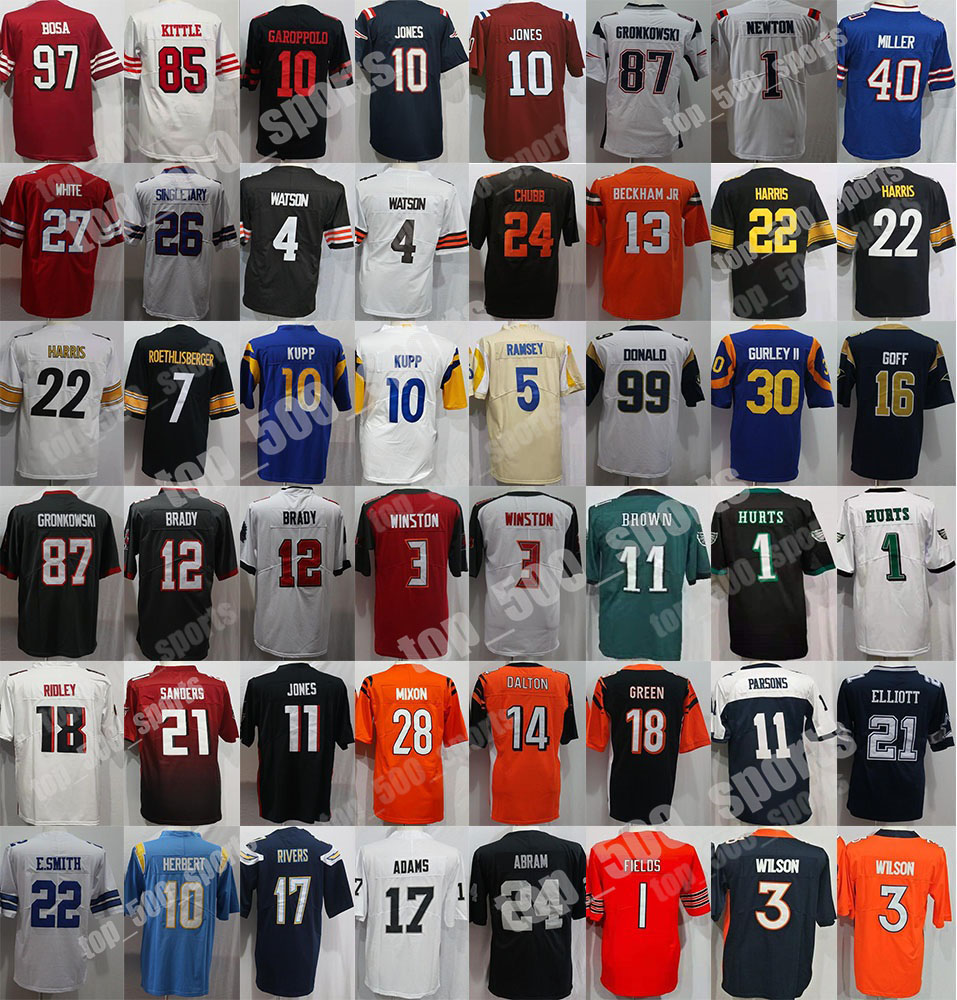 Stitched Football Jersey Najee Harris Russell Wilson Tom Brady Josh Allen Micah Parsons Joe Burrow Justin Fields Jalen Hurts Ja'Marr Chase Cooper Kupp Justin Herbert, Photo e
Stitched Football Jersey Najee Harris Russell Wilson Tom Brady Josh Allen Micah Parsons Joe Burrow Justin Fields Jalen Hurts Ja'Marr Chase Cooper Kupp Justin Herbert, Photo e