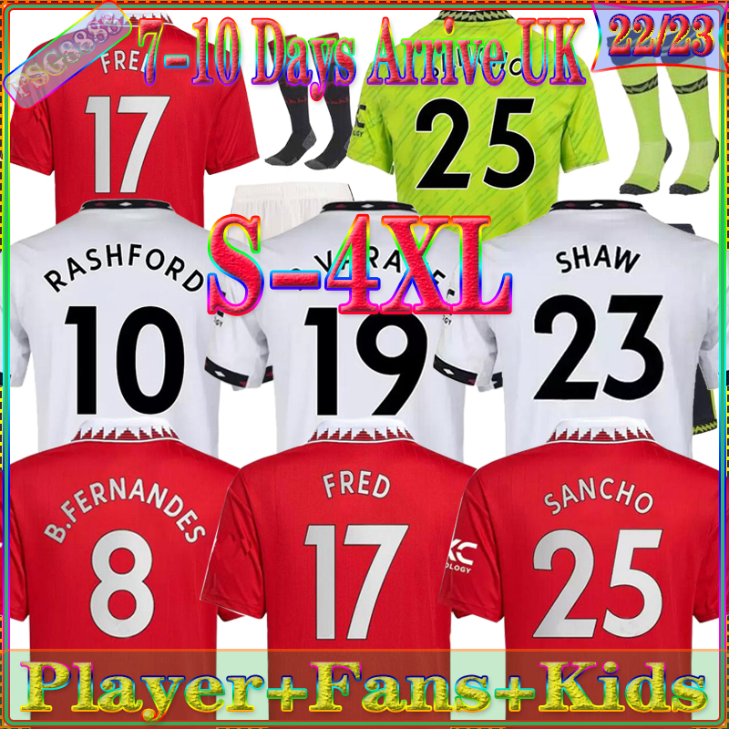 22 23 SANCHO soccer jerseys Fans Player version MANS UTDS MARTIAL MANCHESTERS B.FERNANDES RASHFORD Martinez SHAW ERIKSEN 2022 2023 football shirt men kids kit socks 
22 23 SANCHO soccer jerseys Fans Player version MANS UTDS MARTIAL MANCHESTERS B.FERNANDES RASHFORD Martinez SHAW ERIKSEN 2022 2023 football shirt men kids kit socks