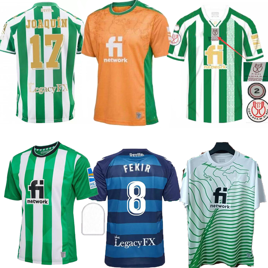 22 23 real Betis soccer Jerseys copa DEL rey FINAL away B.Iglesias camiseta de futbol Juanmi ESTADIO CARTUJA third special-edition foot home, Green
22 23 real Betis soccer Jerseys copa DEL rey FINAL away B.Iglesias camiseta de futbol Juanmi ESTADIO CARTUJA third special-edition foot home, Green