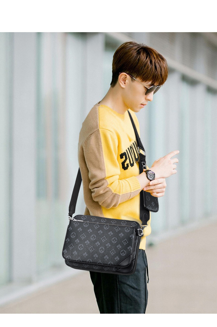 Top Quality Evening Bag Cross Body Wallets Leather Patchwork New Men Women handbag shoulder bags designer handbags fashion bag wallet phone bao, Black
Top Quality Evening Bag Cross Body Wallets Leather Patchwork New Men Women handbag shoulder bags designer handbags fashion bag wallet phone bao, Black