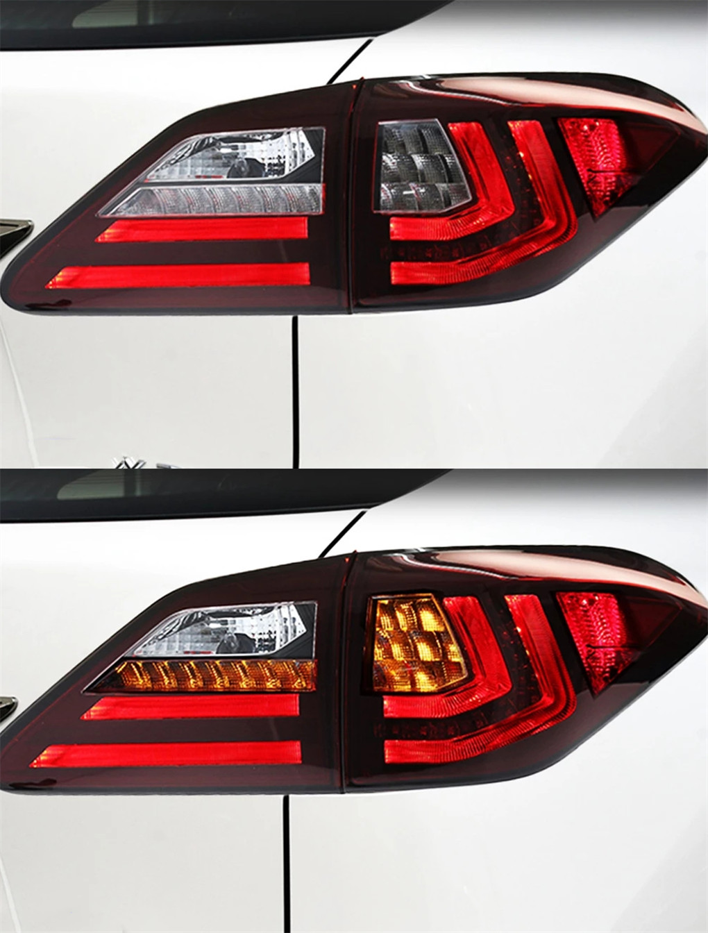 Car Tail Lights for Lexus RX350 Stop Lamp 20 09-20 15 RX270 RX300 RX400 LED Dynamic Turn Signal Rear Lights Brake Reversing Taillights