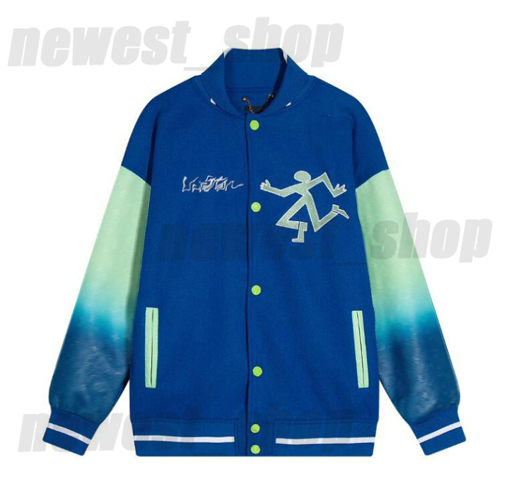 22ss autumn Mens designers Jackets Gradual patchwork bomber jacket men sleeve with Leather letters coats men Hooded Cotton blue coat
22ss autumn Mens designers Jackets Gradual patchwork bomber jacket men sleeve with Leather letters coats men Hooded Cotton blue coat