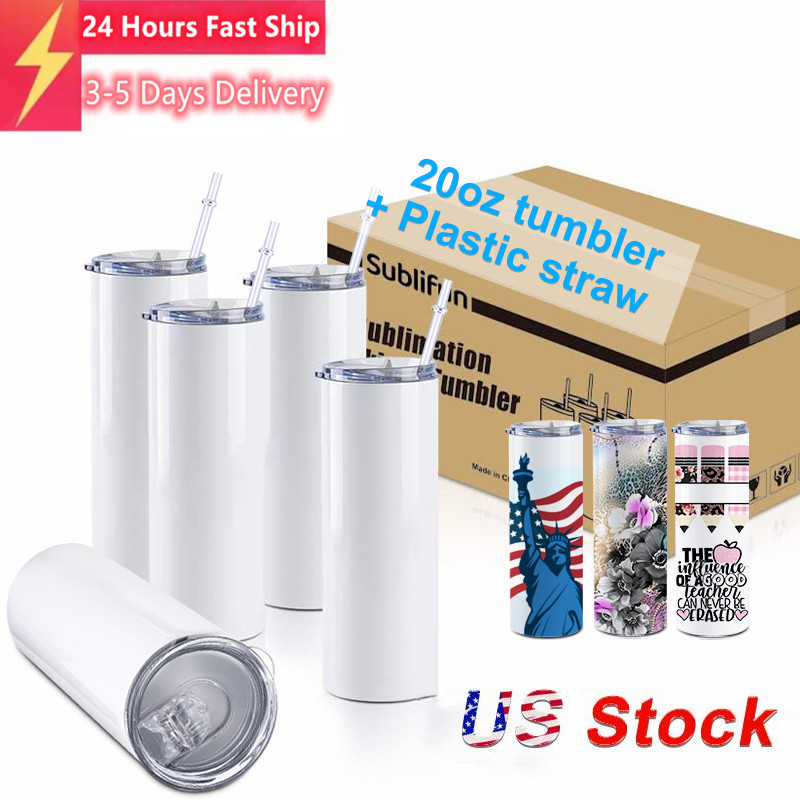 US Warehouse 20oz Sublimation Tumblers 304 Straight Blanks Stainless Steel Cups Double Vacuum Insulated Slim Mugs DIY Coffee Outdoor Sports Tumbler 25pcs/carton, White
US Warehouse 20oz Sublimation Tumblers 304 Straight Blanks Stainless Steel Cups Double Vacuum Insulated Slim Mugs DIY Coffee Outdoor Sports Tumbler 25pcs/carton, White
