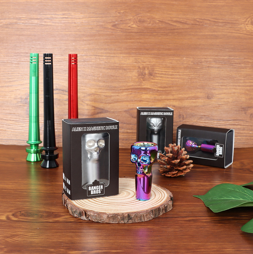 Smoking Accessories HORNET Aluminum alloy skull multicolor 18.8mm male joint bowl for dab rig hookah
Smoking Accessories HORNET Aluminum alloy skull multicolor 18.8mm male joint bowl for dab rig hookah