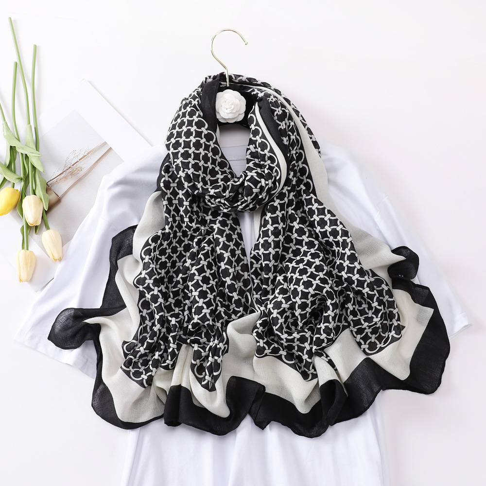 Unisex Style Winter Scarf Cotton And Linen Solider Color Long women's Scarves Shawl Fashion Men Scarf