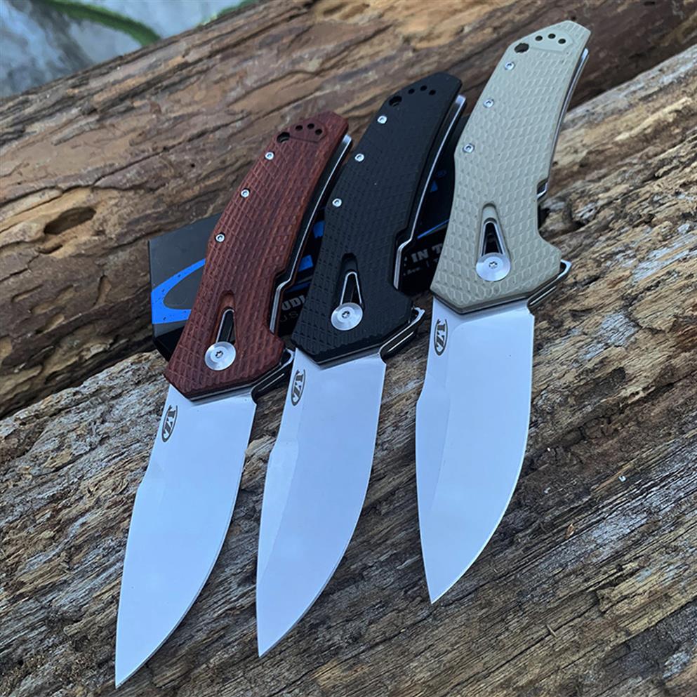 ZT 0308 folding knife 9CR18MOV blade G10 handle outdoor tactical camping hunting trekking survival pocket fruit knives ED244s
ZT 0308 folding knife 9CR18MOV blade G10 handle outdoor tactical camping hunting trekking survival pocket fruit knives ED244s