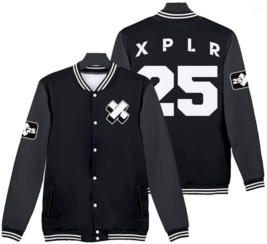 Men's Hoodies XPLR Sam And Colby Maroon Letterman Jackets Men Women's Sweatshirt Buttons Idol Hip Hop Trendy Crew Neck Baseball Uniform, Black- wp06910a01
Men's Hoodies XPLR Sam And Colby Maroon Letterman Jackets Men Women's Sweatshirt Buttons Idol Hip Hop Trendy Crew Neck Baseball Uniform, Black- wp06910a01