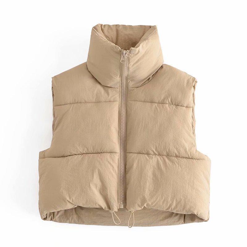 Designer Vest Women Khaki Short Coats Loose Casual Cotton Jacket Vest Black Street Fashion Clothing Solid Color Clothes, Brown
Designer Vest Women Khaki Short Coats Loose Casual Cotton Jacket Vest Black Street Fashion Clothing Solid Color Clothes, Brown