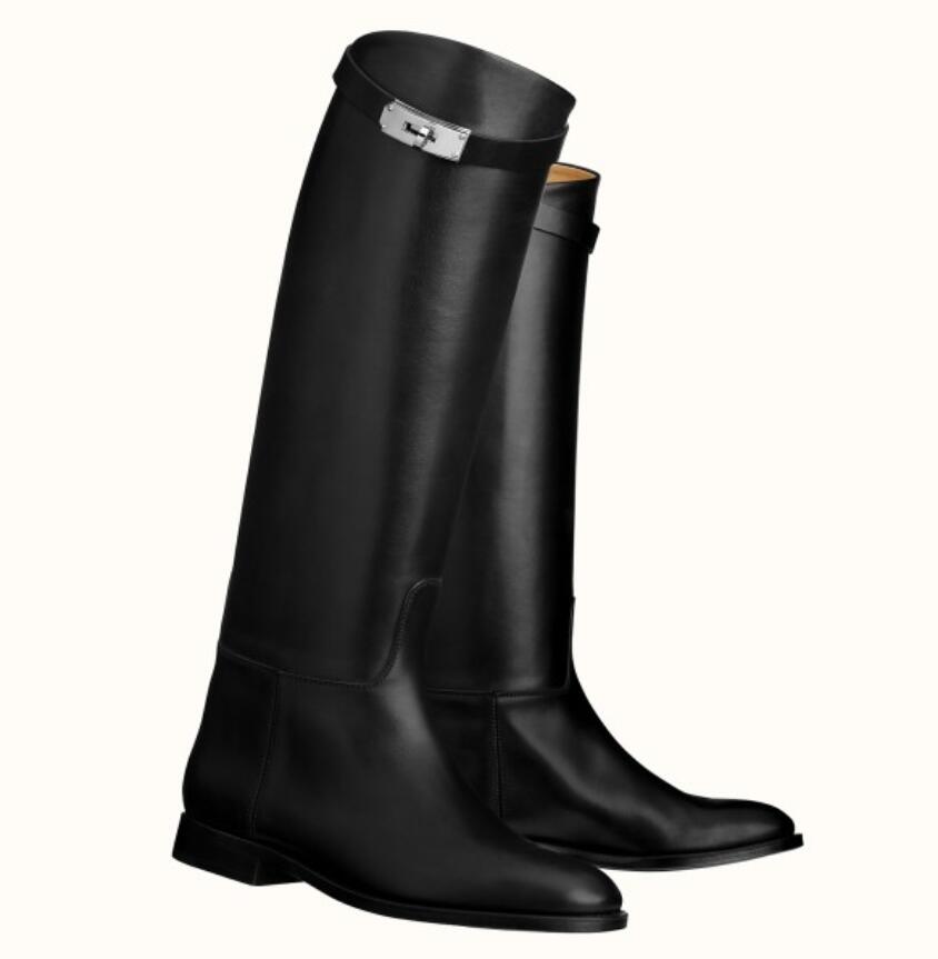 Winter Woman LONG BOOTS Jumping Boot Black Calfskin Knee-Boot kellys Buckles Women Blacks Booty Famous Lady Knight Boots Luxury Designer 35-42box
Winter Woman LONG BOOTS Jumping Boot Black Calfskin Knee-Boot kellys Buckles Women Blacks Booty Famous Lady Knight Boots Luxury Designer 35-42box