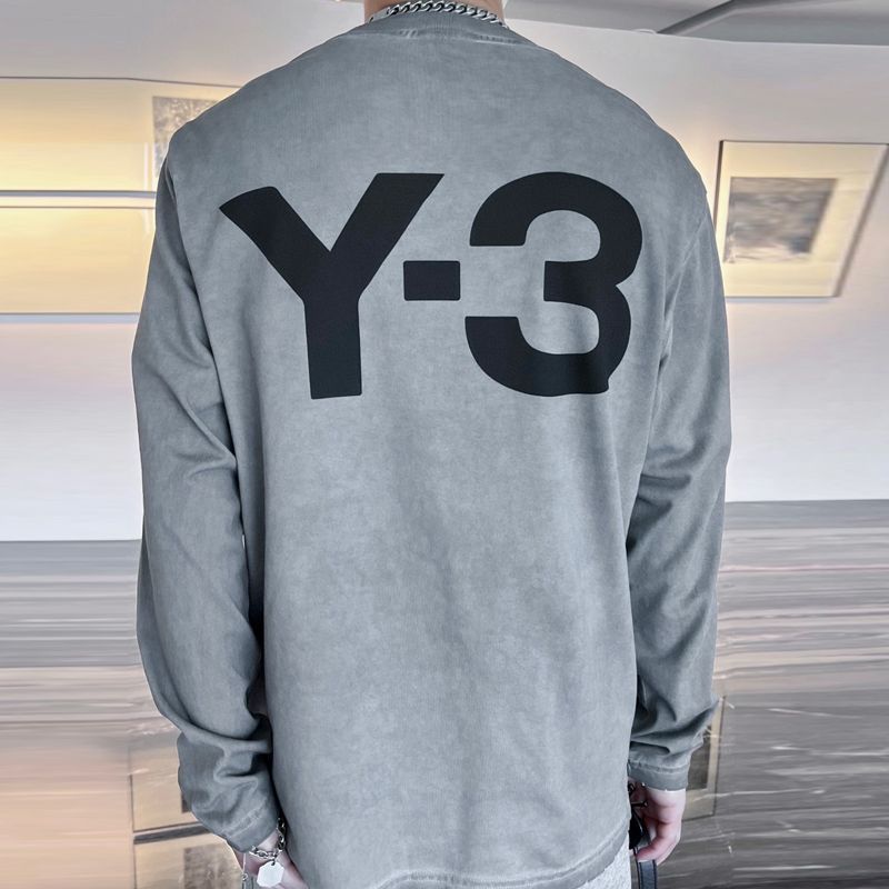 Men T Shirts y3 Long Sleeve Sweater Autumn Winter Casual Sports Top Loose Letter Print Retro, Gray
Men T Shirts y3 Long Sleeve Sweater Autumn Winter Casual Sports Top Loose Letter Print Retro, Gray