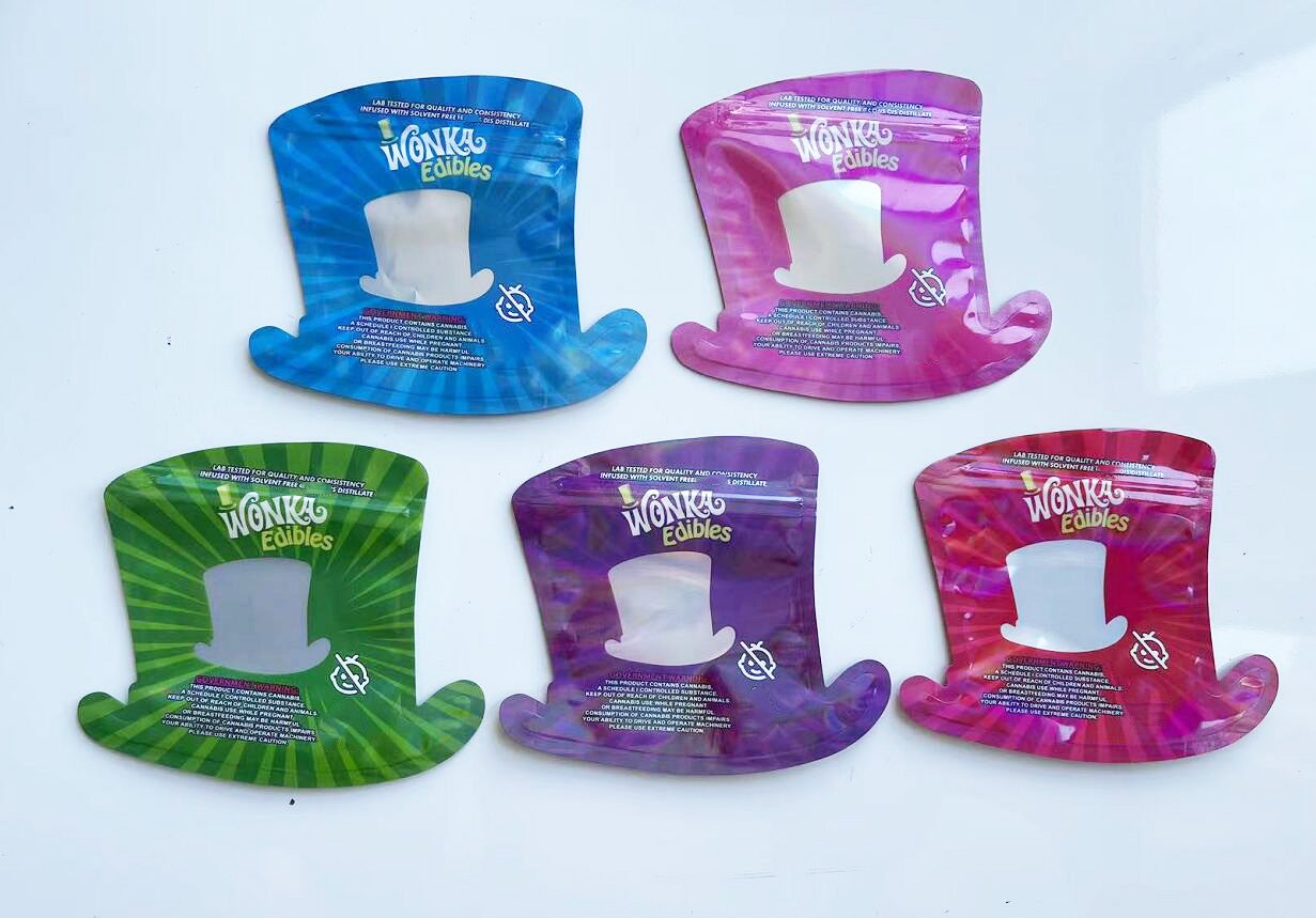 edible Special-shaped hat WOAKE plastic packaging bags arriveal resealable edibles mylar 600mg with rainbow film green red blue purple candy edible gummies bag
edible Special-shaped hat WOAKE plastic packaging bags arriveal resealable edibles mylar 600mg with rainbow film green red blue purple candy edible gummies bag