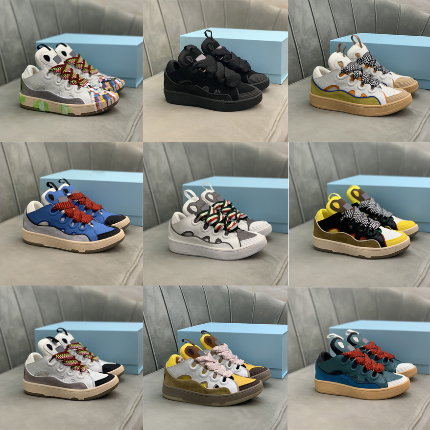 Luxury Designer Curb Painted Low Top Casual Shoes Men Women Embossed Suede Leather Rubber Platform Loafers Breathable Lanvins Sneakers With Original Box, Don't buy it
Luxury Designer Curb Painted Low Top Casual Shoes Men Women Embossed Suede Leather Rubber Platform Loafers Breathable Lanvins Sneakers With Original Box, Don't buy it