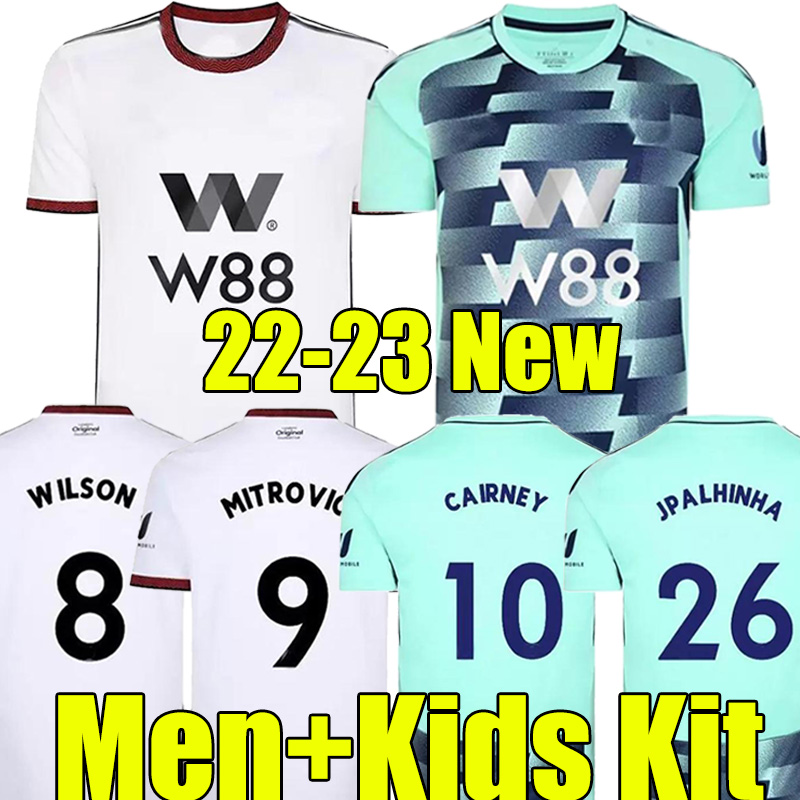 2022 2023 KEBANO Mitrovic soccer jerseys 22/23 Home away CAIRNEY WILSON MUNIZ J. Palhinha ROBINSON men kids kit football shirts Uniform tops, 21-22 home 
2022 2023 KEBANO Mitrovic soccer jerseys 22/23 Home away CAIRNEY WILSON MUNIZ J. Palhinha ROBINSON men kids kit football shirts Uniform tops, 21-22 home