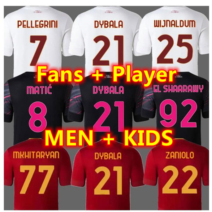 22 23 DYBALA SOCCER JERSEYS ROMA home final Pastore Pellegrini Abraham 2022 2023 totti Zaniolo MANCINI KUMBULLA men kids kit FOOTBALL EL SHAARAWY Uniform rome, 22/23 home aldult serie a
22 23 DYBALA SOCCER JERSEYS ROMA home final Pastore Pellegrini Abraham 2022 2023 totti Zaniolo MANCINI KUMBULLA men kids kit FOOTBALL EL SHAARAWY Uniform rome, 22/23 home aldult serie a