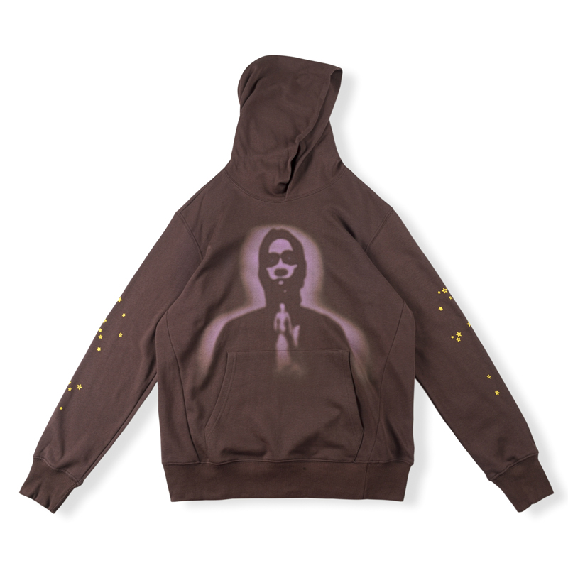 22FW USA Spider Wold Wide Stars Sleeve Hoodie Autumn Winter Skateboard Streetwear Pullover Hooded Sweatshirt, Brown
22FW USA Spider Wold Wide Stars Sleeve Hoodie Autumn Winter Skateboard Streetwear Pullover Hooded Sweatshirt, Brown