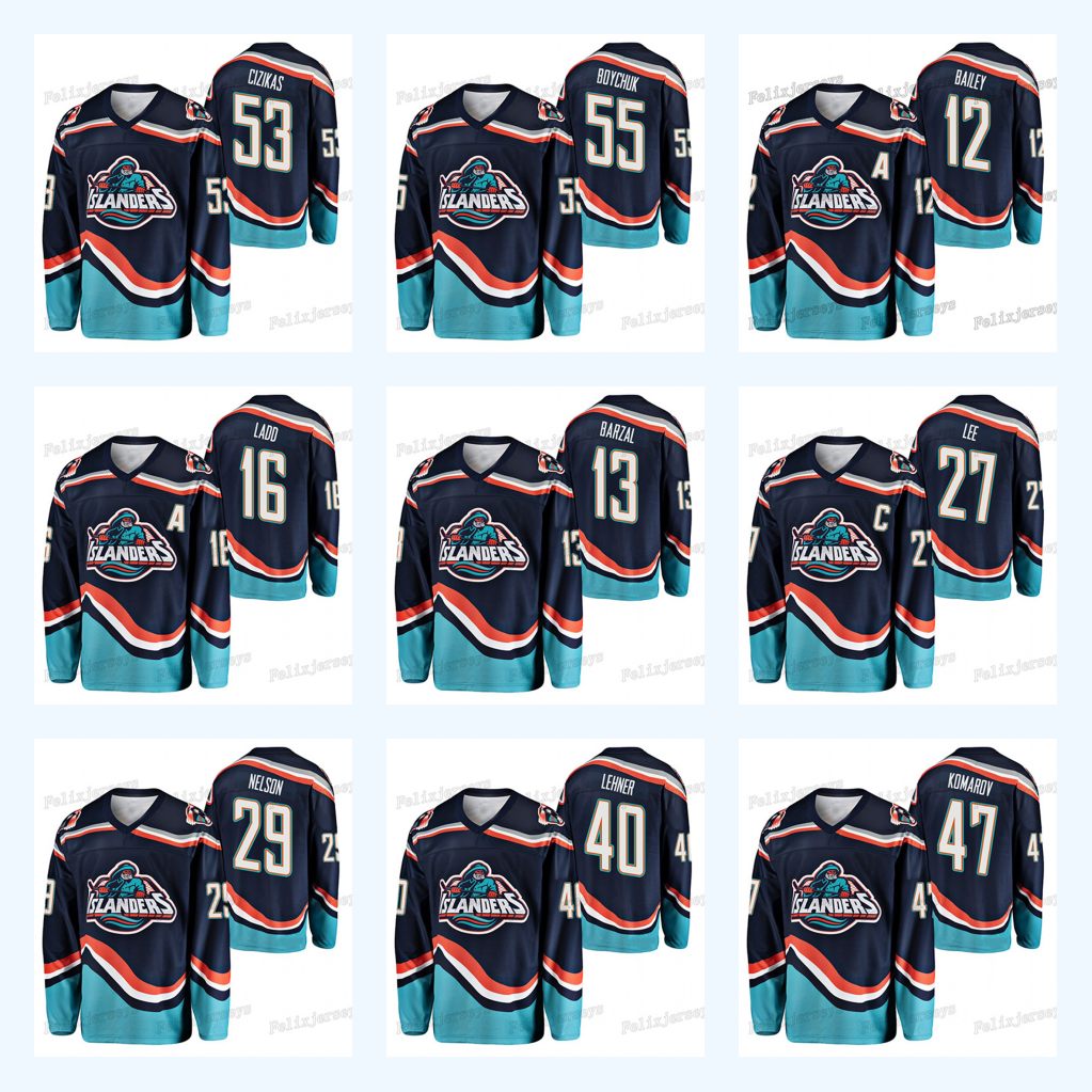Hockey Jersey New York Islanders Thomas Greiss Nick Leddy Josh Bailey Andrew Ladd Johnny Boychuk Casey Cizikas Mathew Barzal Anders Lee, Your name and number
Hockey Jersey New York Islanders Thomas Greiss Nick Leddy Josh Bailey Andrew Ladd Johnny Boychuk Casey Cizikas Mathew Barzal Anders Lee, Your name and number