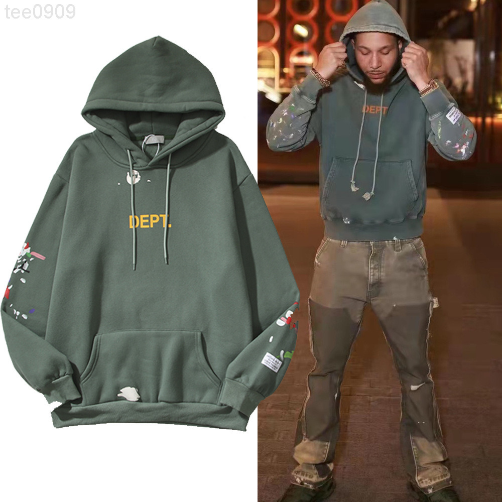 2022 high street beauty fashion Galery dept Fashion Graffiti Sweatshirts Los Angeles printed fashion brand men's Fleece Hoodie, Dark green
2022 high street beauty fashion Galery dept Fashion Graffiti Sweatshirts Los Angeles printed fashion brand men's Fleece Hoodie, Dark green