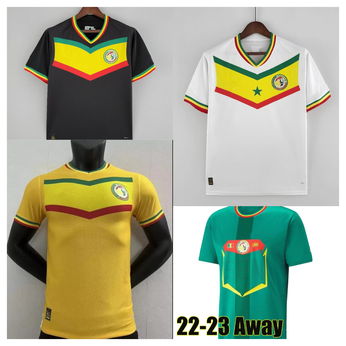 22 23 Senegal soccer jerseys African Cup champions national 2002 home away MANE KOULIBALY GUEYE SPECIAL men kids Maillot de football Uniforms, 10
22 23 Senegal soccer jerseys African Cup champions national 2002 home away MANE KOULIBALY GUEYE SPECIAL men kids Maillot de football Uniforms, 10