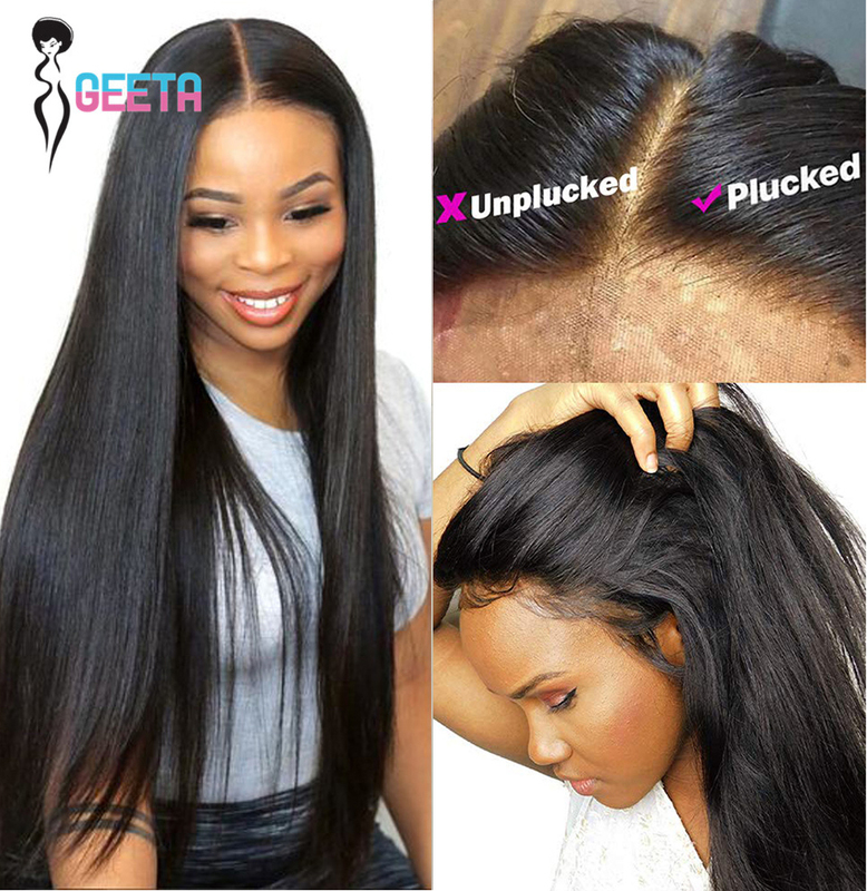 Lace Wigs Hd Frontal 13x6 Front Human Hair 30Inch Bone Straight Transparent HD 4x4 Closure 220921