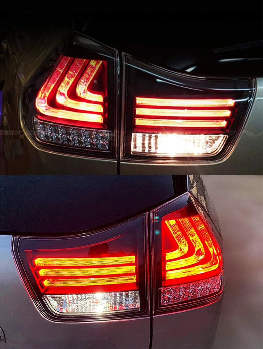 Car Tail Lights for Lexus RX350 LED Taillights 2004-2008 RX270 RX300 RX400 RX330 Rear Fog Brake Turn Signal Lights