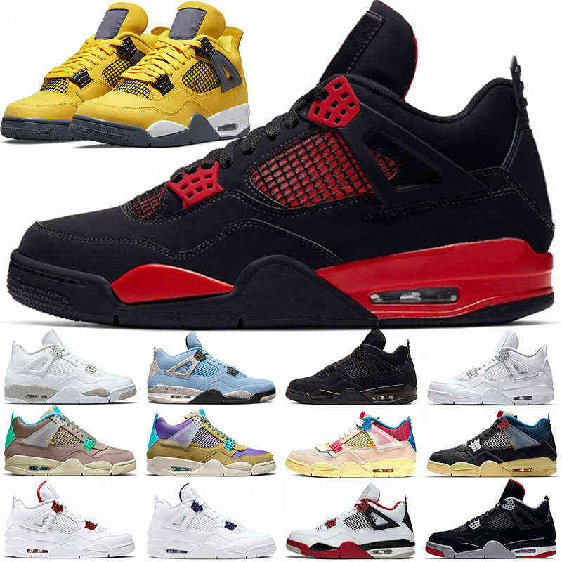 WITH BOX Designer 4s Men Basketball Shoes 4 Red Thunder Lightning White Oreo University Blue Black Cat Pure Money Bred Metallic Purple Mens Trainers Sports, #16 red metallic
WITH BOX Designer 4s Men Basketball Shoes 4 Red Thunder Lightning White Oreo University Blue Black Cat Pure Money Bred Metallic Purple Mens Trainers Sports, #16 red metallic