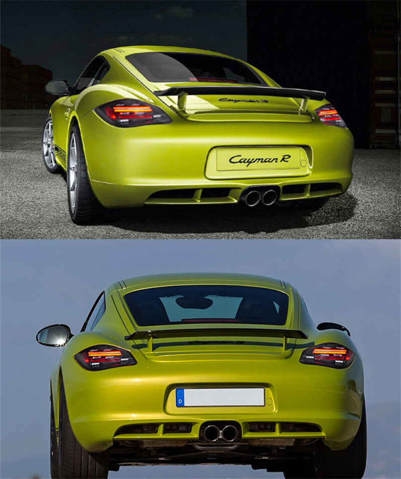 Auto Styling Taillights for Porsche Cayman 2009-2013 BOXSTER 987.2 Dynamic Turn Signal LED Brake Reversing Running Light