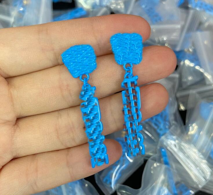 Designer jewelry Earrings Blue Letter vintage Dangle earring hanging women Banshee Medusa Head Portrait Pattern Ear Studs New Designed VE11 --5
Designer jewelry Earrings Blue Letter vintage Dangle earring hanging women Banshee Medusa Head Portrait Pattern Ear Studs New Designed VE11 --5
