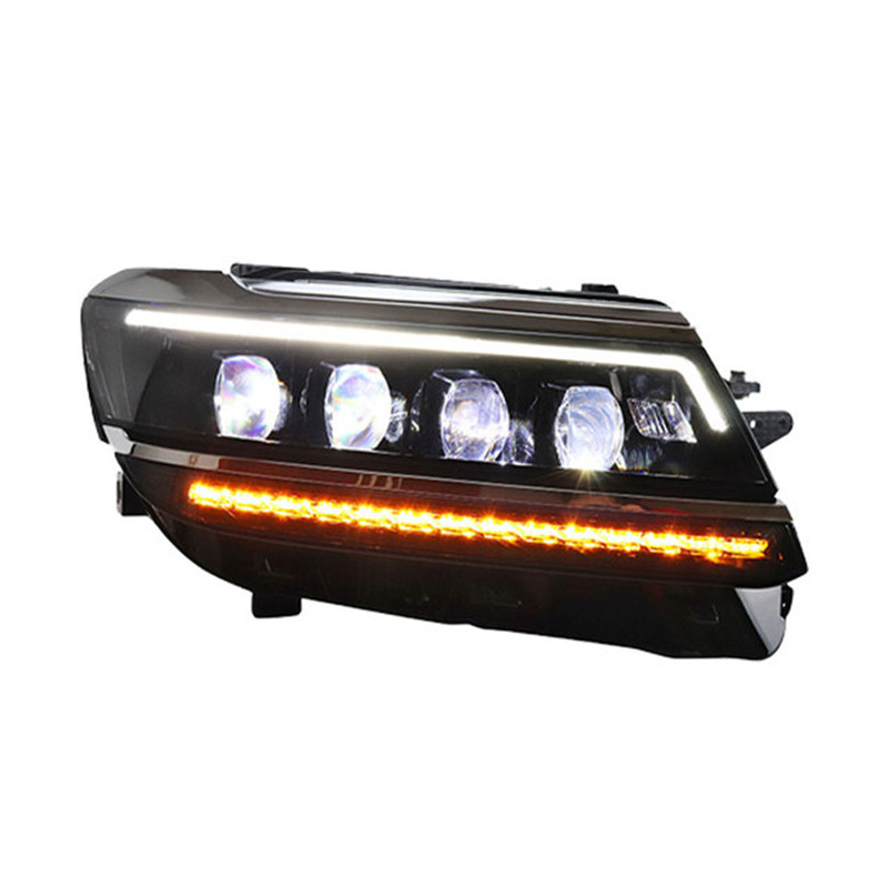 Headlight Assembly for VW Tiguan 20 17-20 21 LED Driving Head Lights DRL High Beam Turn Signal Headlights Accessories