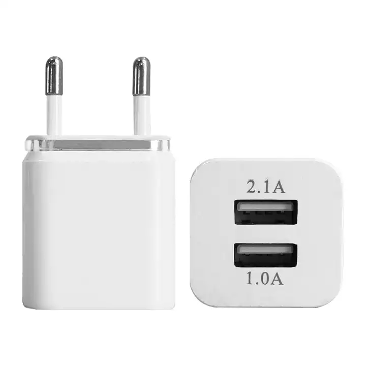 

2.1A Cell Phone Chargers Phnom Penh Electroplating Qc 2.0 A 5v 2.1A Portable Wall USB Charger