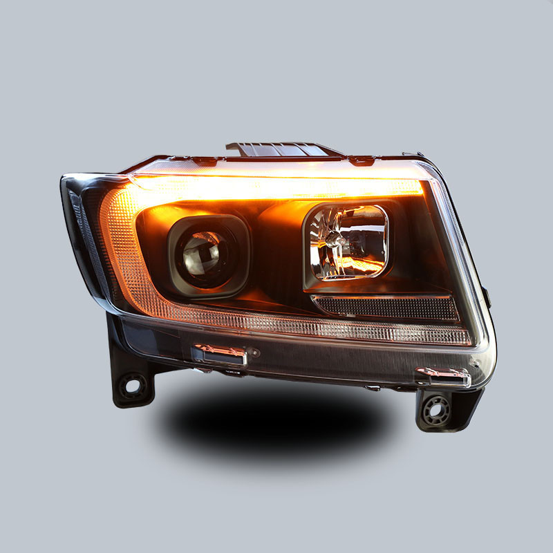 Car Styling Head Lights For Grand Cherokee 20 11-20 15 Headlights DRL Turn Signal High Beam Front Lamp Projector