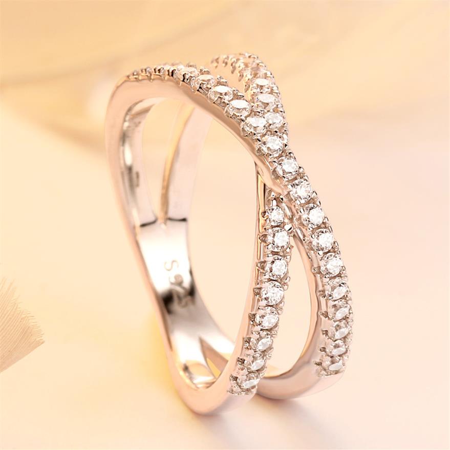 Exquisite 2 Rows Sparkling CZ Cross rings for women Top quality 925 Sterling silver Wedding Engagement party jewelry Drop2556
Exquisite 2 Rows Sparkling CZ Cross rings for women Top quality 925 Sterling silver Wedding Engagement party jewelry Drop2556