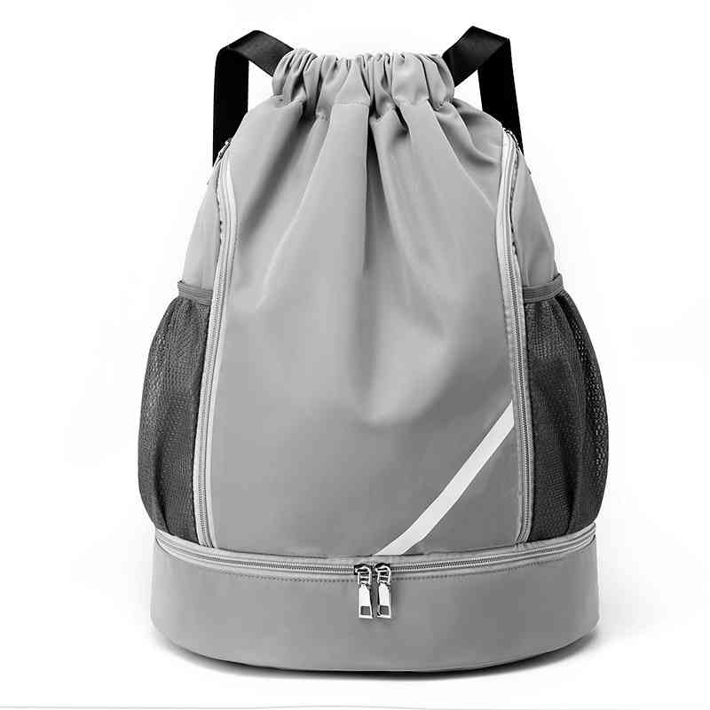 Backpack Style Soccer Drawstring Bag for Girls Football Repeat Black Hoops Player Gift Sport Pack Cinch Sack Water Proof 220921