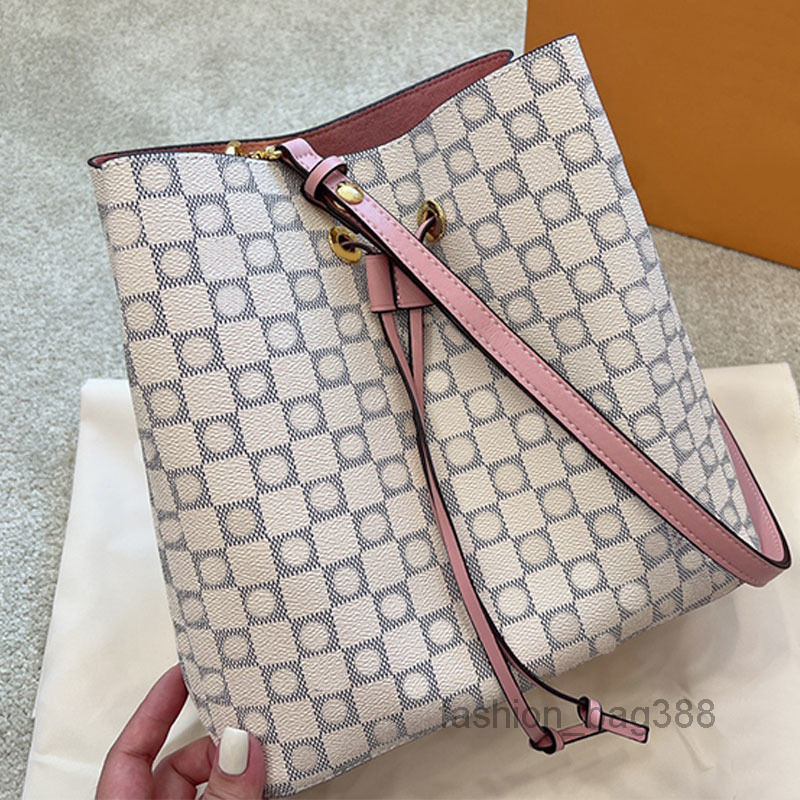 Large Capacity Bucket Bag Handbags Women Checkerboard Shoulder Bags Fashion Shopping Tote Purse Drawstring String Removable Strap Interior Zipper Wallets, White
Large Capacity Bucket Bag Handbags Women Checkerboard Shoulder Bags Fashion Shopping Tote Purse Drawstring String Removable Strap Interior Zipper Wallets, White