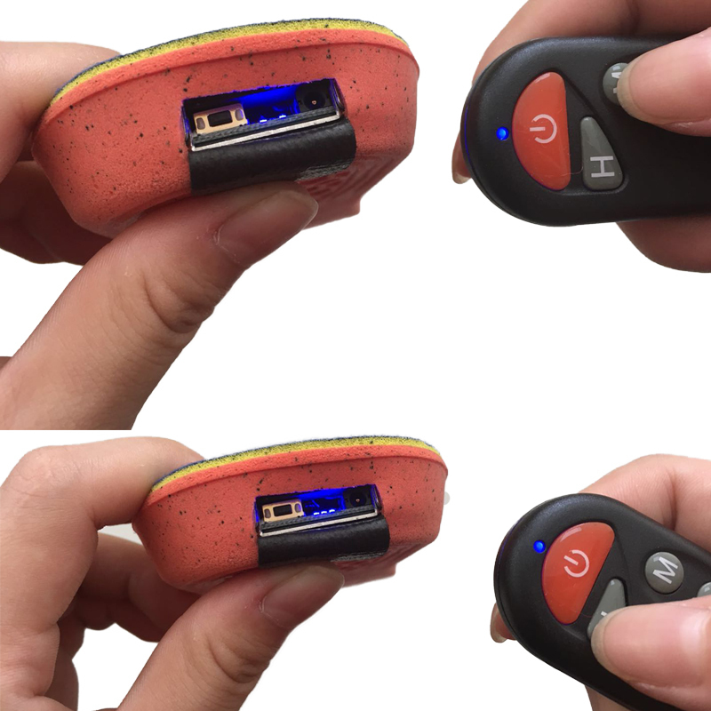 Shoe Parts Accessories 23002000mAh Wireless Winter Electric Heated Insoles with Remote Controller Size EUR 35-46# Material EVA Thermal Heating 220921