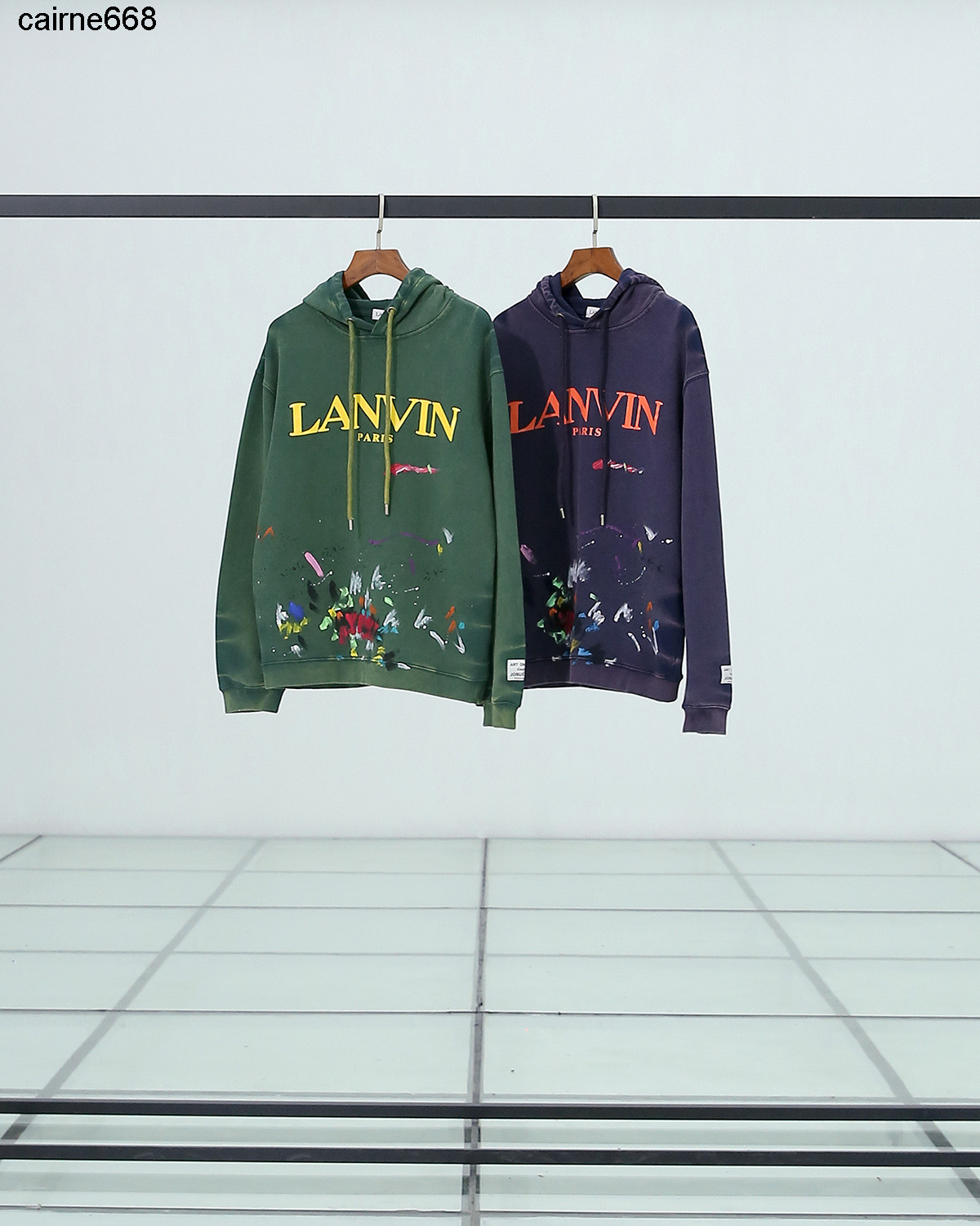 designer Men' Hoodies Sweatshirts Galery dept branded Lanvin wash water graffiti color ink letters hooded sweater for men women, Wash water green
designer Men' Hoodies Sweatshirts Galery dept branded Lanvin wash water graffiti color ink letters hooded sweater for men women, Wash water green