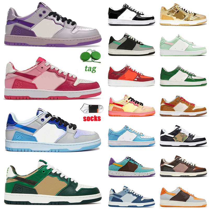 Baped Bapastas Stas Low ABC Camo Running Shoes Mens Women Star Sk8 Black White Green Pastel Pink Blue Patent Leather Vintage Platform OG Sneakers Trainers, B12
Baped Bapastas Stas Low ABC Camo Running Shoes Mens Women Star Sk8 Black White Green Pastel Pink Blue Patent Leather Vintage Platform OG Sneakers Trainers, B12