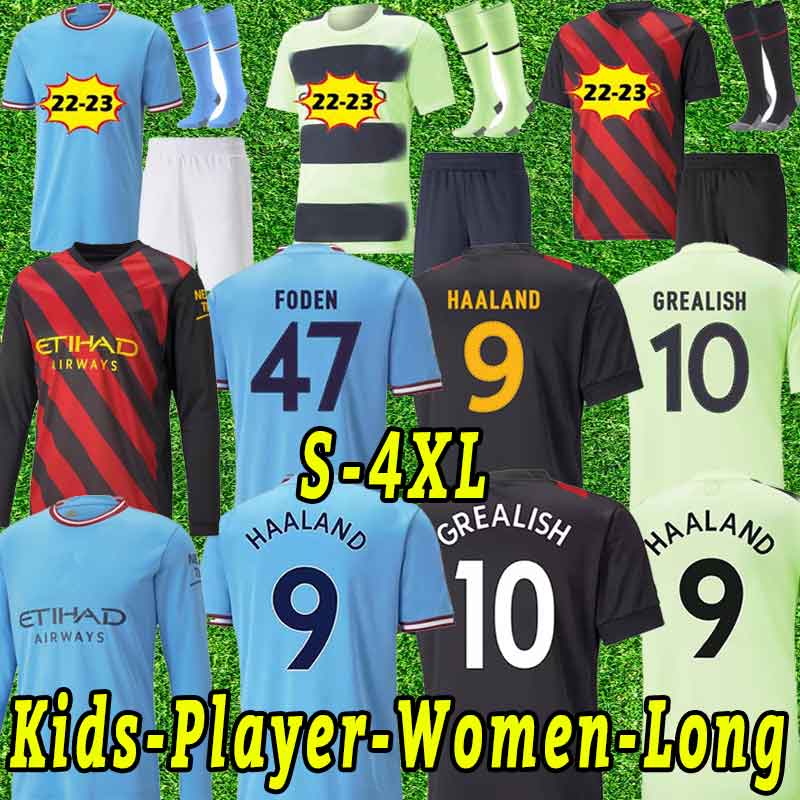4XL 22 23 Man city soccer jersey DE BRUYNE GREALISH STERLING kid kit FODEN BERNARDO football shirt full set player version G.JESUS MAHREZ haaland 2023 long sleeve women, Home women
4XL 22 23 Man city soccer jersey DE BRUYNE GREALISH STERLING kid kit FODEN BERNARDO football shirt full set player version G.JESUS MAHREZ haaland 2023 long sleeve women, Home women