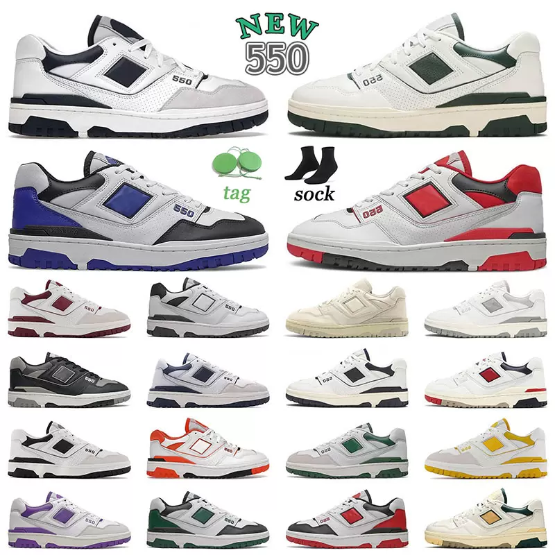 With Box High Quality New 550 Designer Luxurys Casual Shoes Men Basketball Shoe White Grey Green Women Sports Outdoor Sneaker Designer Shoes Size 36 -45, 25
With Box High Quality New 550 Designer Luxurys Casual Shoes Men Basketball Shoe White Grey Green Women Sports Outdoor Sneaker Designer Shoes Size 36 -45, 25