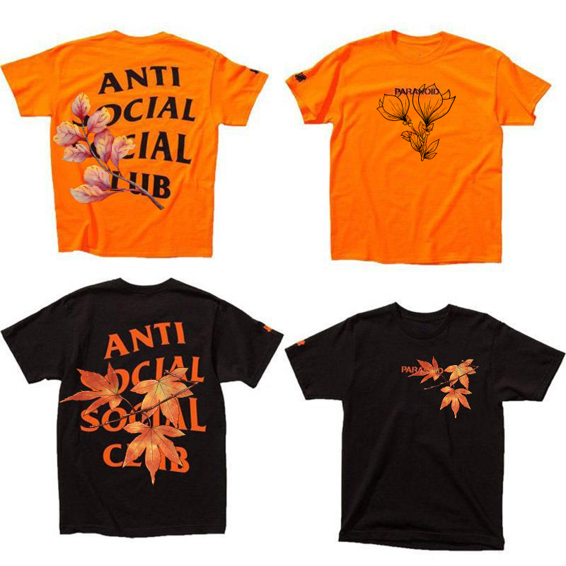 Men' Casual T Shirt Trendy anti social club ASSSC paranoid couple short sleeve, Orange
Men' Casual T Shirt Trendy anti social club ASSSC paranoid couple short sleeve, Orange