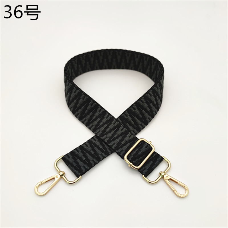 Nylon Bag Strap Adjustable Universal Handbag Women Straps Rainbow Crossbody Shoulder Handle Bags Accessories
